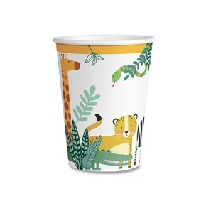 Papierowe kubeczki Get Wild, pojemność 0,25 l, 8 szt.